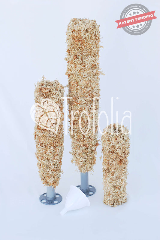 Trofolia Straight-Up DAINTY Moss Pole* Collection - Easy Watering - Extendable - Anti-Lean Base - Trofolia